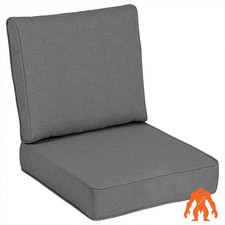 Outdoor Lounge Chair Cushion Pad Foam 24x24 Sunbrella Gateway Mist Deep Seating For Sale Online