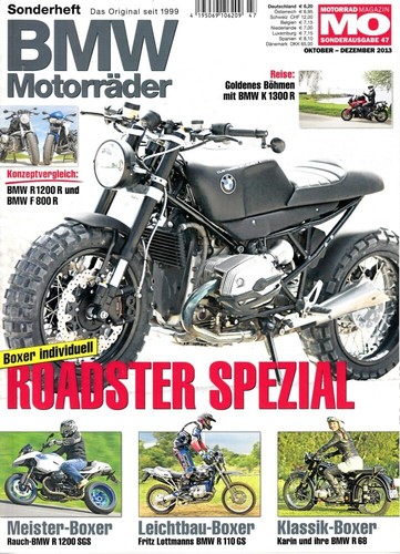 MO BMW Motorräder Nr. 47 + Vergleich R 1200 R und F 800 R + R 68