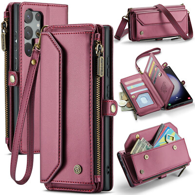 Samsung Note 20 Ultra/Note 10+ Case 10 cards slot zipper