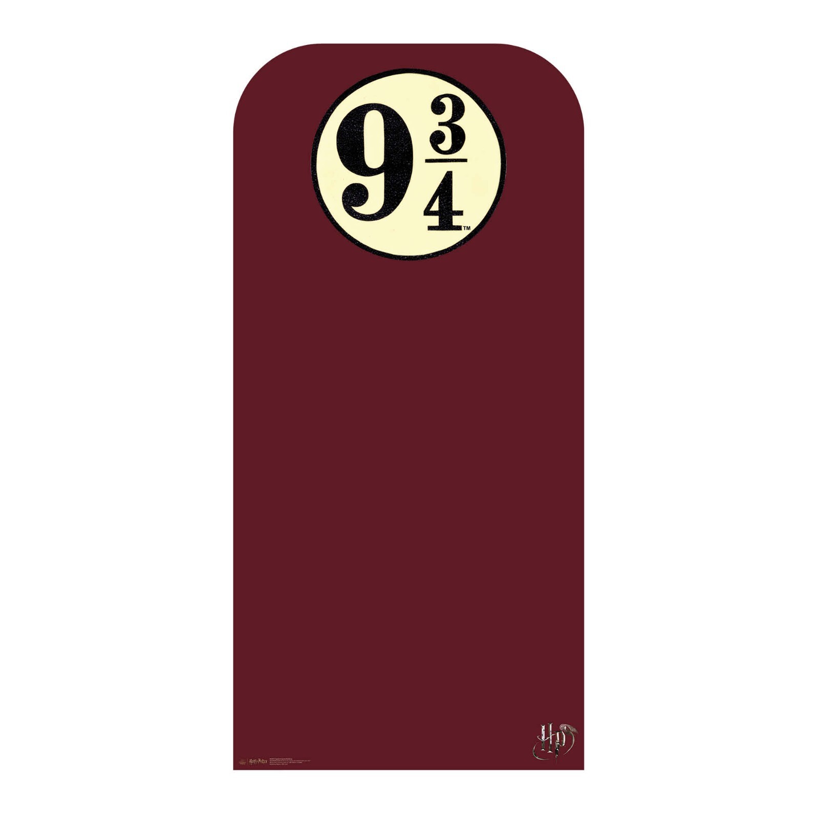 Hogwarts Express Platform 9¾ Cardboard Backdrop Official Harry Potter Standee