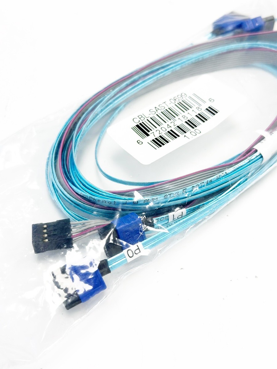 とっておきし新春福袋 NEW Supermicro CBL-SAST-0699 MiniSAS HD to 4 SATA 12Gb/s ケーブル・アクセサリ