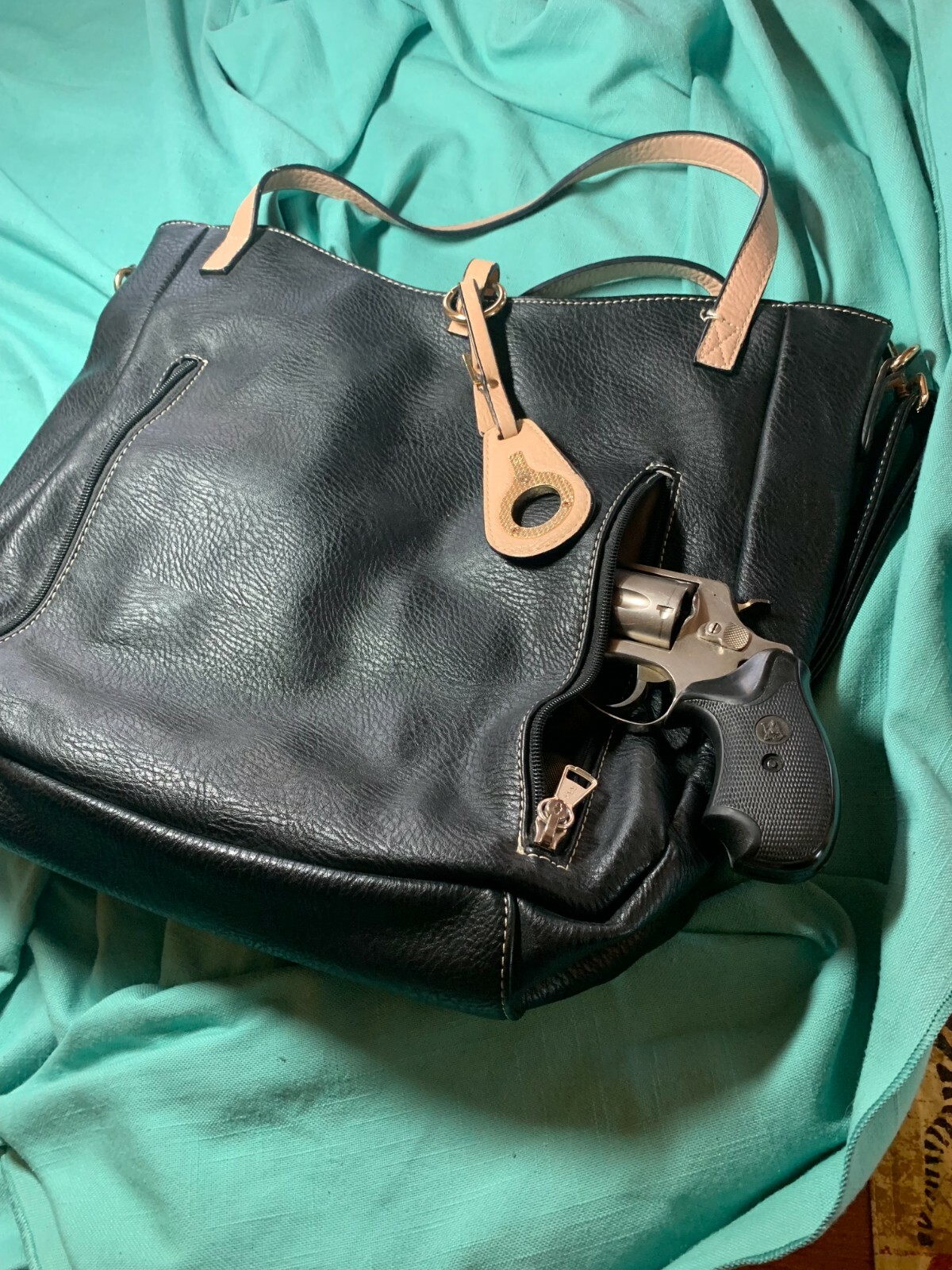 Roma leather concealed carry purse Gem