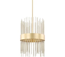 Capital 325441FI Lena Pendant, 4-Light 240 Total Watts, Fire and Ice