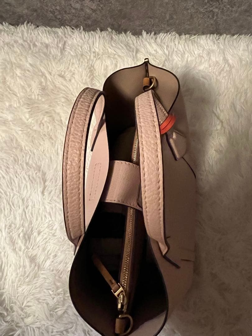 Tory Burch Handbag Shoulder Bag Leather Pink Women's From Japan thumbnail 19