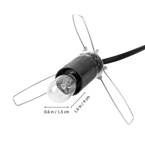 3 szt. lampa z żarnikiem wolframowym i linia świetlna ściemniająca z wtyczką - Zdjęcie 7 z 12