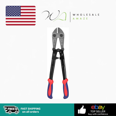 WORKPRO W017004A Bolt Cutter, Bi-Material Handle with Soft Rubber Grip, 14'', Red