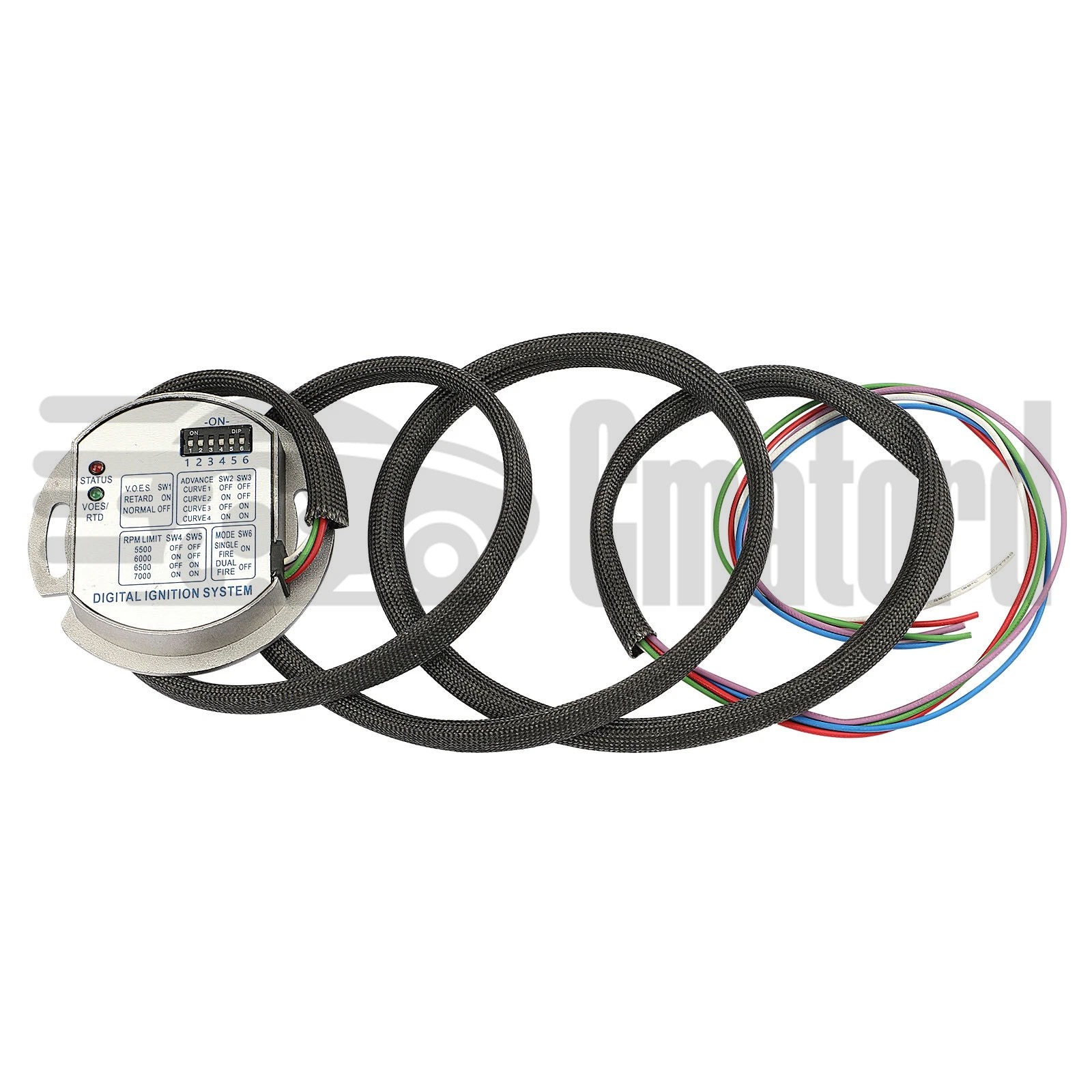 Single Fire Programmable Ignition Coil Kit 53-660 For EVO Big Twin XL Sportster