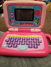 Gently Used LeapFrog 2 N 1 My Own Leaptop Touch Laptop Tablet Computer Pink 2017