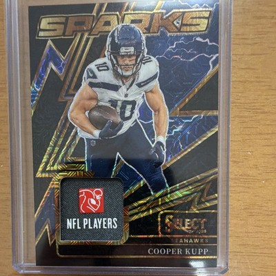 Panini 2025 Select Football Cooper Kupp Seahawks Sparks White Prizm #/99 MEM