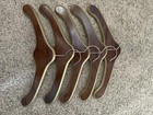 Lot of 11 Vintage Wooden Clothes Hangers Monogram G 17.75” Closet Display Decor — photo 2