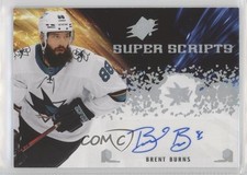 2021-22 SPx Superscripts Brent Burns #SS-BU Auto 0il7