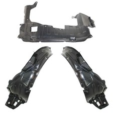 Front Fender Liner Engine Under Cover Set For 2007-2008 Honda Fit Ho1228108