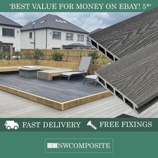 2026 Composite WPC Decking Boards 3.6m - Wood Plastic Decking Boards Trims Edges