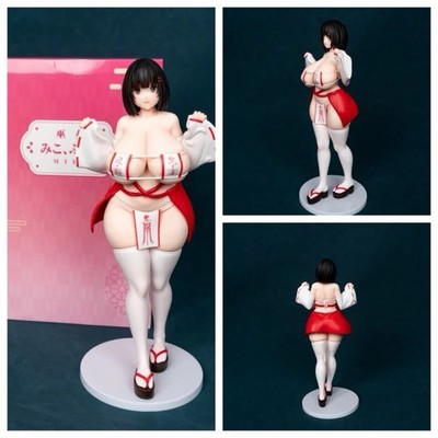 Miko 27cm Original Wonderful Shrine Maiden Of Paradise Figure