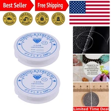 1mm Elastic String, Stretchy Bracelet String Crystal String Bead Cord for Bra...