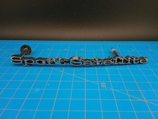 Vintage Mopar Sport Satellite Emblem Badge 2898302 18700 Plymouth Trim Oem