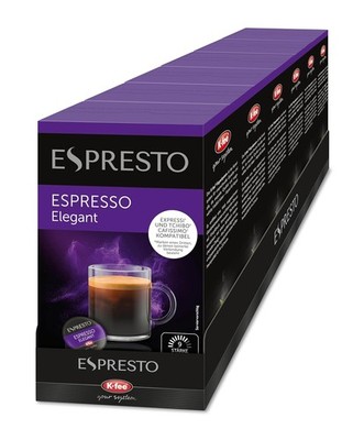ESPRESTO Espresso Elegant, kompatibel mit K-fee & Aldi EXPRESSI*, RFA zertifizie