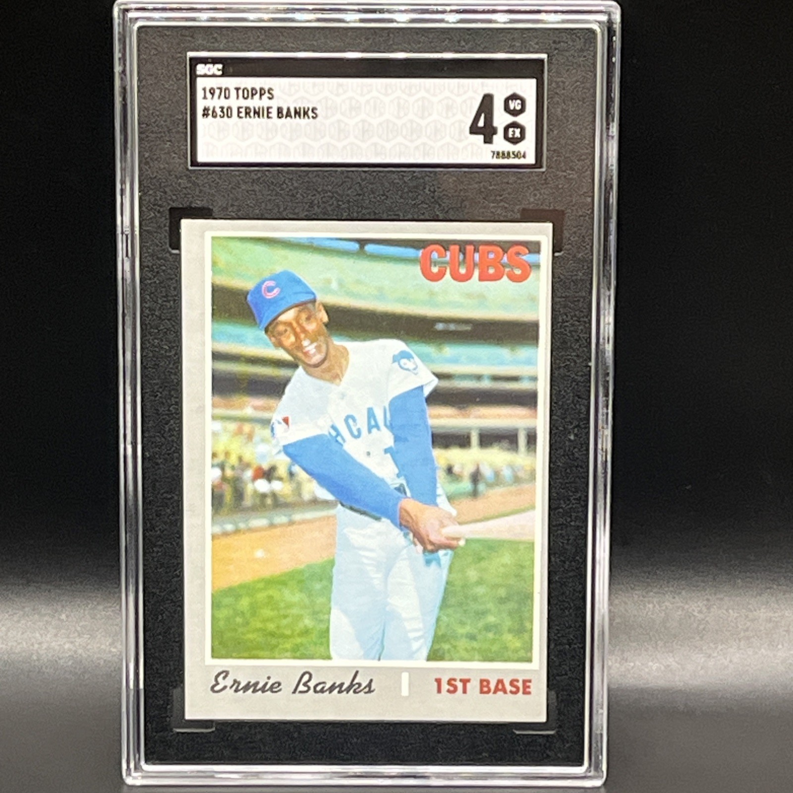 1970 Topps #630 Ernie Banks SGC 4 VG-EX