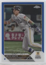 2023 Chrome NPB Nippon Professional Baseball Blue Refractor /150 Ukyo Shuto o1w