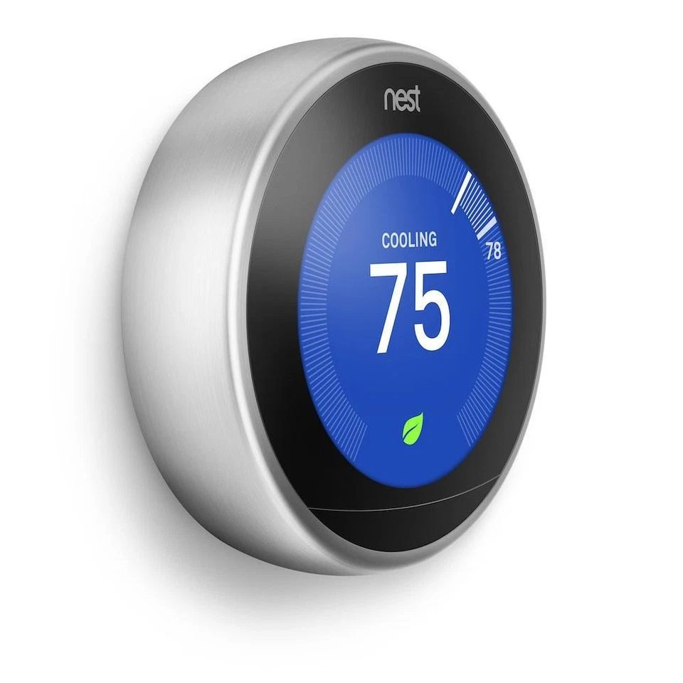 Nest Learning Thermostat 3rd Generation (Stainless Steel) - Image 2 of 4