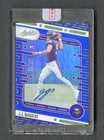 2024 Panini Absolute J.J. McCarthy RC Auto Blue Spectrum /50 Vikings Rookie