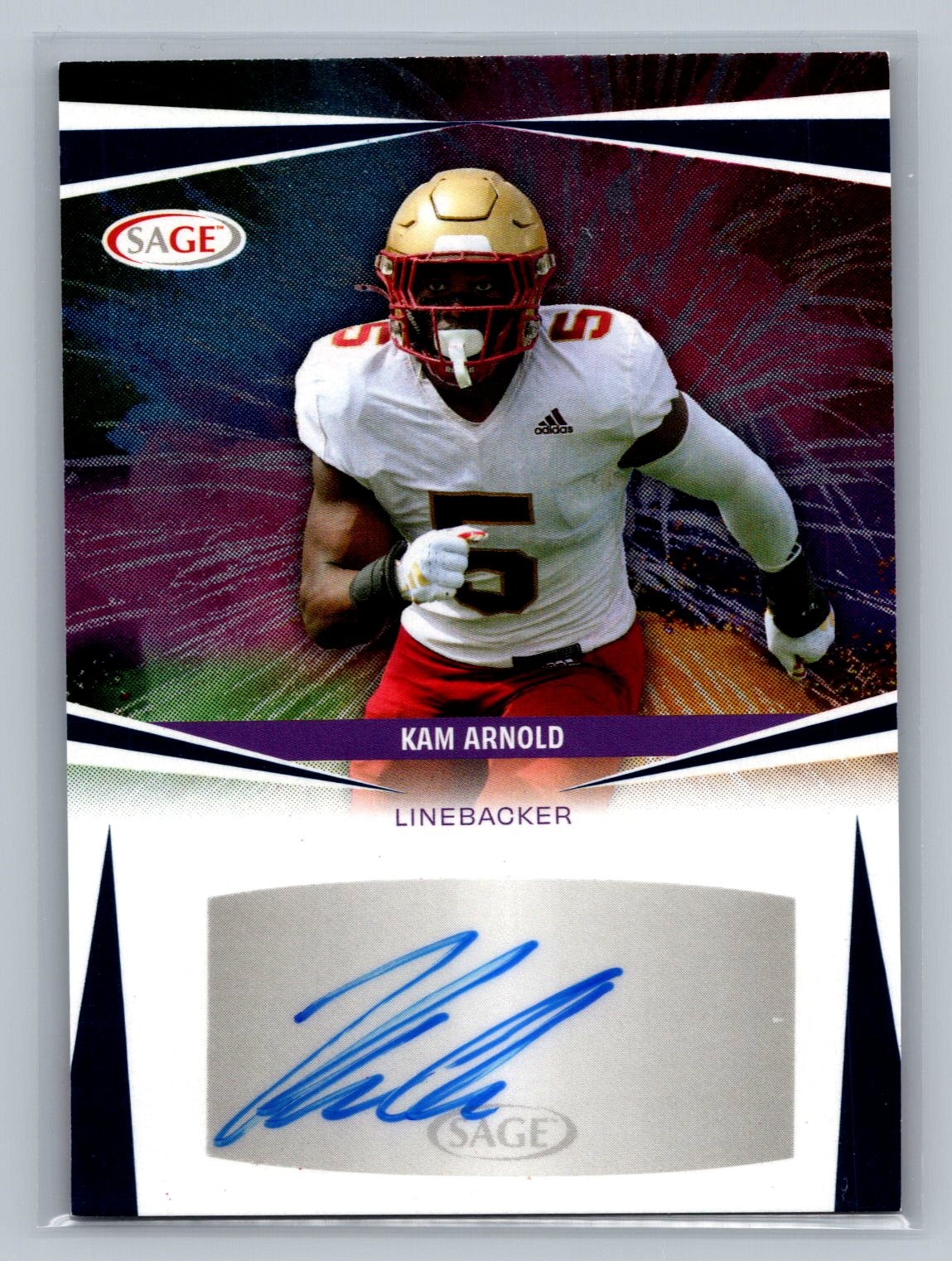2025 SAGE HIT Kam Arnold Autographs Blue Auto #A-KA