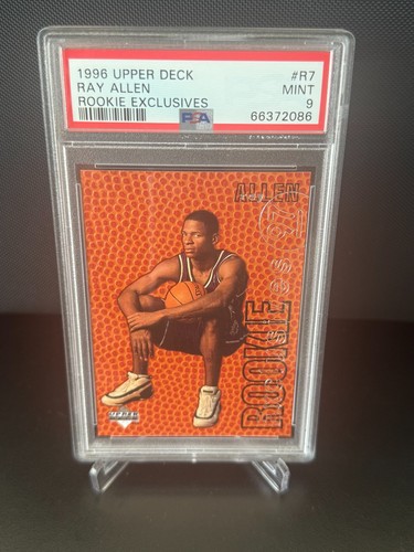1996 Upper Deck Rookie Exclusives Ray Allen #R7 card