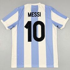 Adidas Argentina 50th Anniversary Soccer Jersey Messi #10 Football Shirt Mens L