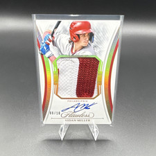 2024 Panini Flawless Draft Patch Autographs Aidan Miller Gold /10 Phillies