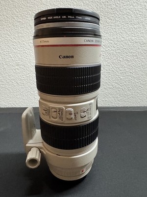Canon EF 70-200mm f/2.8L IS I USM Telephoto Zoom Lens   w/2 filters
