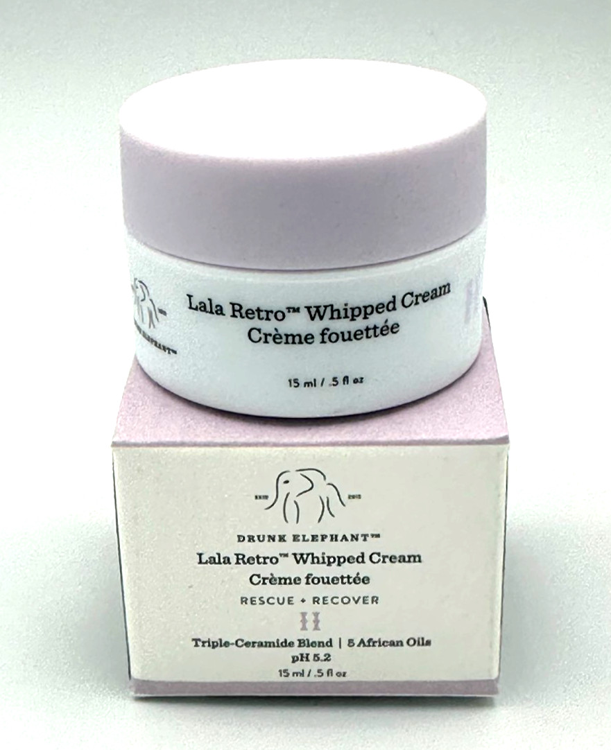 Drunk Elephant Lala Retro Whipped Cream Triple Ceramide Blend 5 African Oils ~
