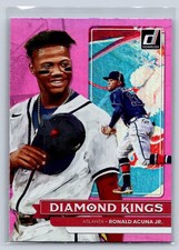 2022 Donruss #16 Ronald Acuna Jr. Holo Pink