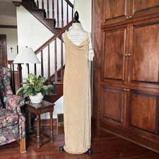 Vintage Gold Glitter Dress Marilyn Monroe 1980s