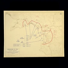 Vintage Operation Avalanche Salerno Landings Attack on Italy WW2 WWII World War