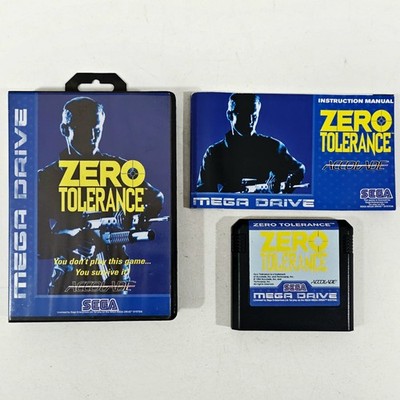 Sega MEGA DRIVE Ego Shooter ZERO TOLERANCE dt. PAL CIB Science Fiction FPS Doom
