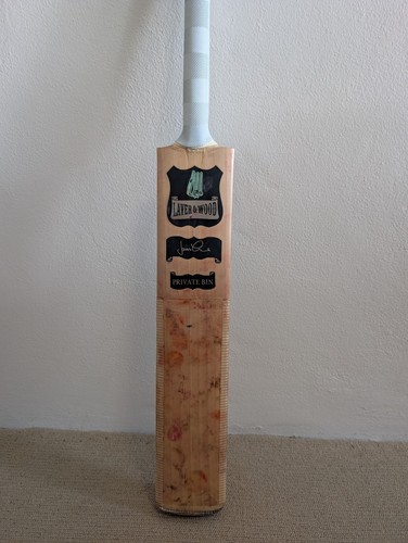 Used Laver and Wood Cricket Bat Private Bin 1st Grade Willow