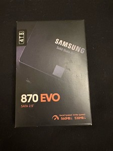 Samsung 870 EVO 4TB 2.5" SATA Internal SSD 560MB/s Read 530MB/s Write