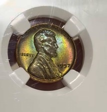 MS 66 Graded 1957 Lincoln Wheat US Small Cents (1909-1958) for