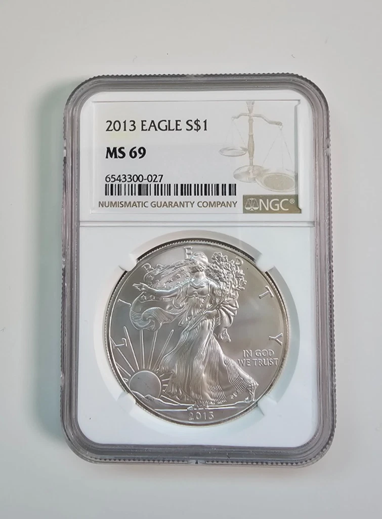 American Eagle MS 69 Graded 2013 Silver Bullion Coins for sale | eBay
