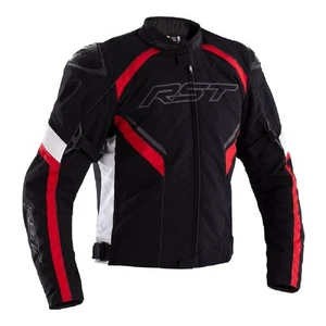RST Sabre Ce Textile Motorcycle Jacket Mens Aa Black White Red