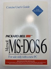 Microsoft Windows MS-DOS 6 Operating System User's Guide Manual 1993