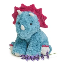 Microwavable & Weighted Stuffed Animals, Triceratops - Heated Stuffed Animal ...