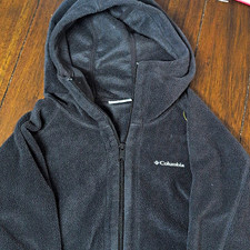 Columbia Women s S Black Fleece Full Zip Hood...
