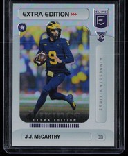 J.J. MCCARTHY 2024 DONRUSS ELITE EXTRA EDITION RC MINNESOTA VIKINGS #9 INSERT