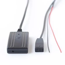 10 Pin Bluetooth Aux Cable Adapter Hands-free Module For BMW E46 M3 2002-2006