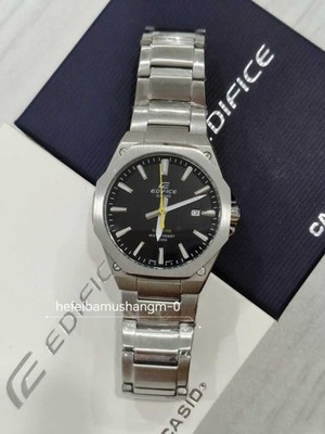 Casio Edifice Men's Black Dial Stainless Steel Sports Watch EFR-S108D-1AVUEF