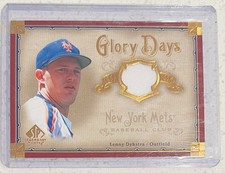 2005 UD Legendary Cuts Glory Days Lenny Dykstra New York Mets #GD-LD