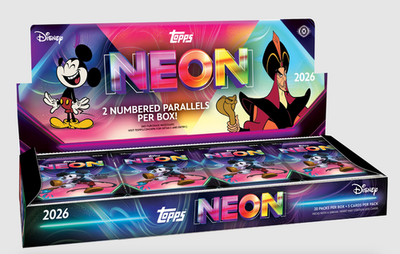 2026 Topps Disney Neon SEALED CASE 12 Hobby Boxes - Brand New IN