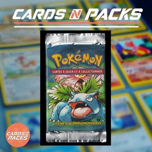 Booster Pokémon Set de Base Édition 1 FLORIZARRE Lourd HOLO Garantie  Scellé