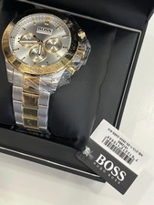 Orologio Uomo HUGO BOSS Ikon HB 1512960 Quadrante Argento 44mm
